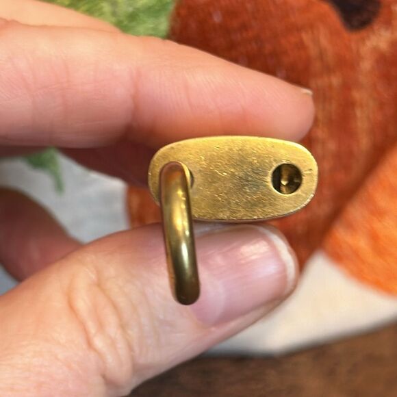 LOUIS VUITTON LOCK & KEY BRASS FULL FUNCTION LV PARIS MADE IN FRANCE EUC 322 - Picture 13 of 13